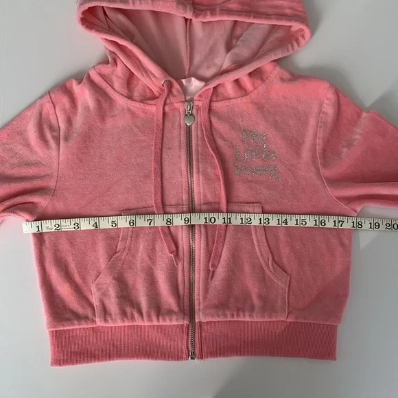 DOLLS KILL ‘MY LITTLE PONY’ PINK CROPPED ZIP UP HOODIE•JR’s Medium - Picture 8 of 12